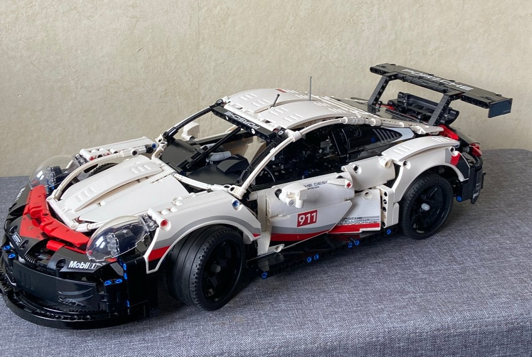 Lego technic 42096 Porsche 911 RSR, Gebruikt, Lego, Compleet, Ophalen of Verzenden