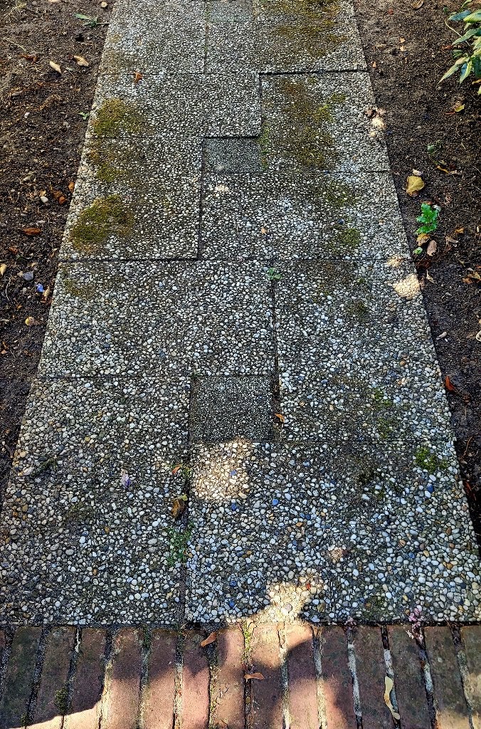 Grindtegels, Tuin en Terras, Tegels en Klinkers, Ophalen, Gebruikt, 5 tot 10 m², Beton