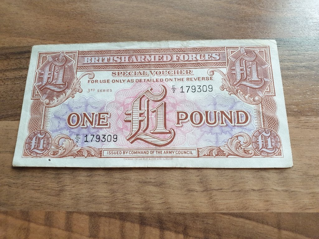 Engeland 1 Pound 1956 BAF, Verzenden, Overige landen, Los biljet