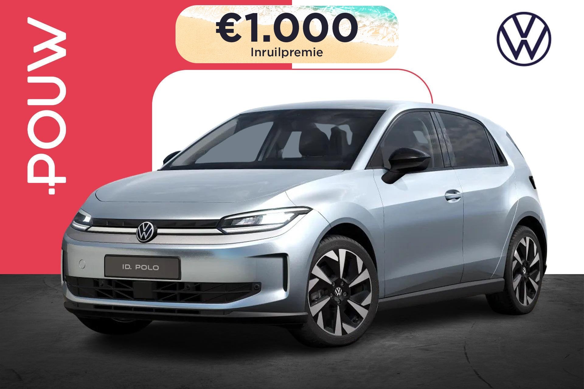 Volkswagen ID. Polo Life First Edition 211pk 52 kWh | LMV 18, Auto's, 12 maanden, Stof, 453 km, Zwart