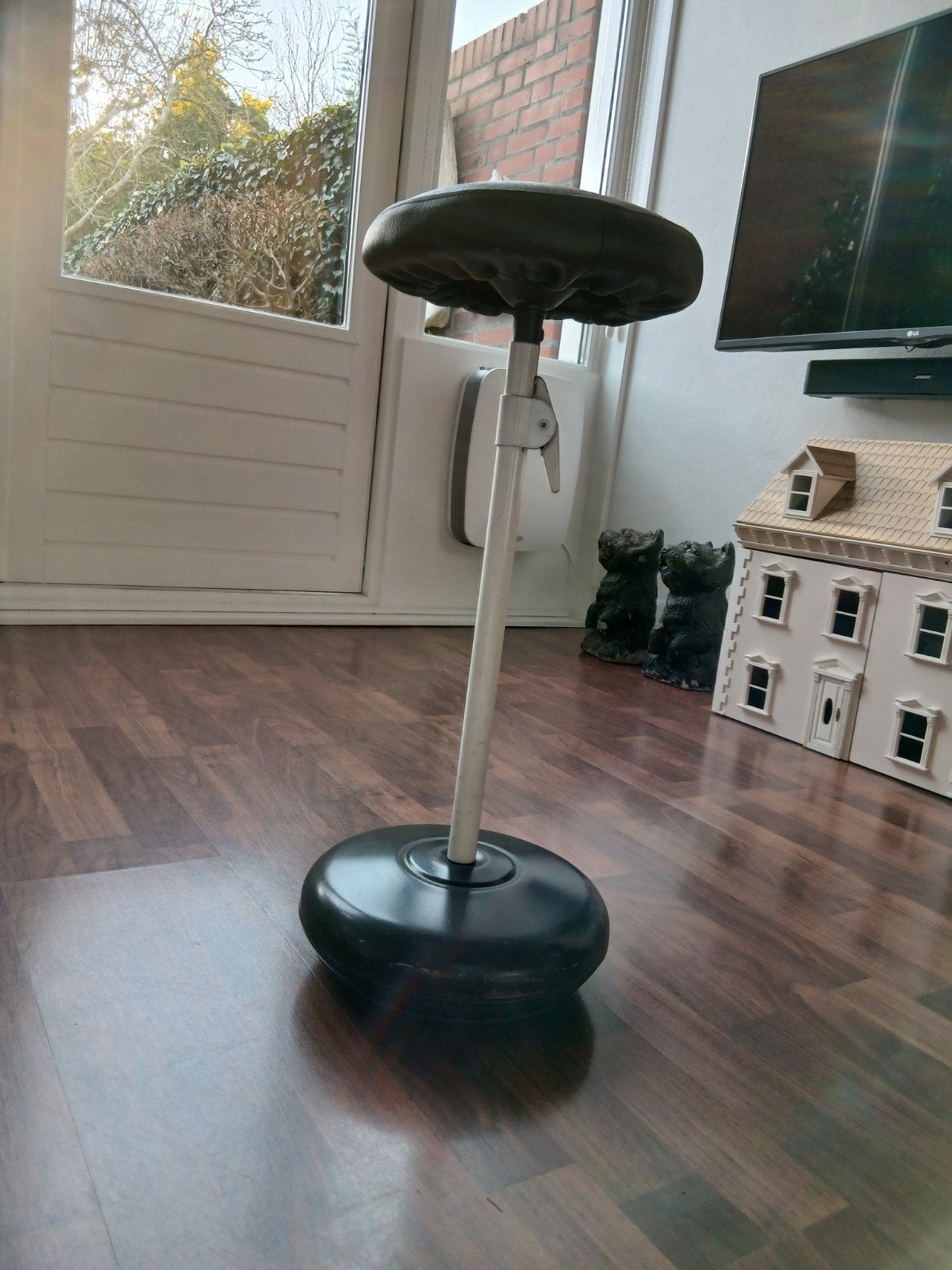 oud zit - sta krukje in perfecte staat, Ophalen, In hoogte verstelbaar, Gebruikt, IJzer