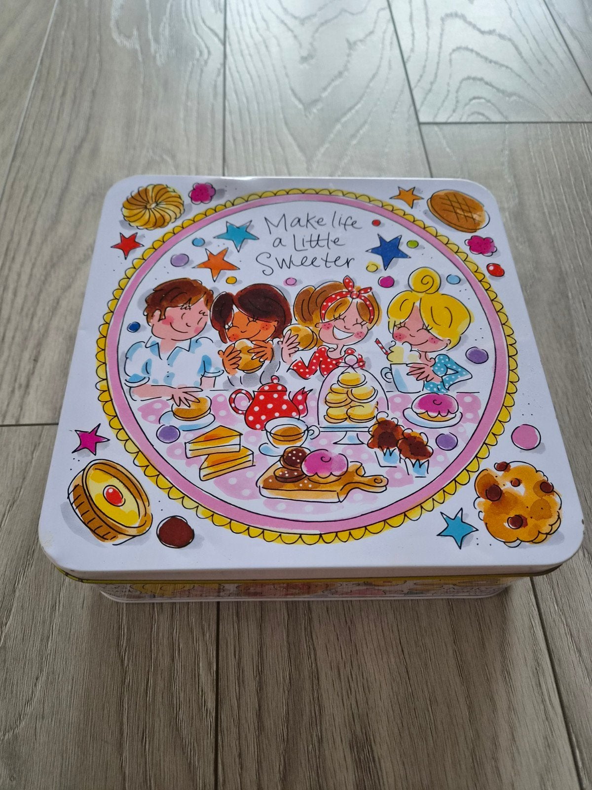 Blond koekblik, Ophalen of Verzenden, Gebruikt, Koek(jes)