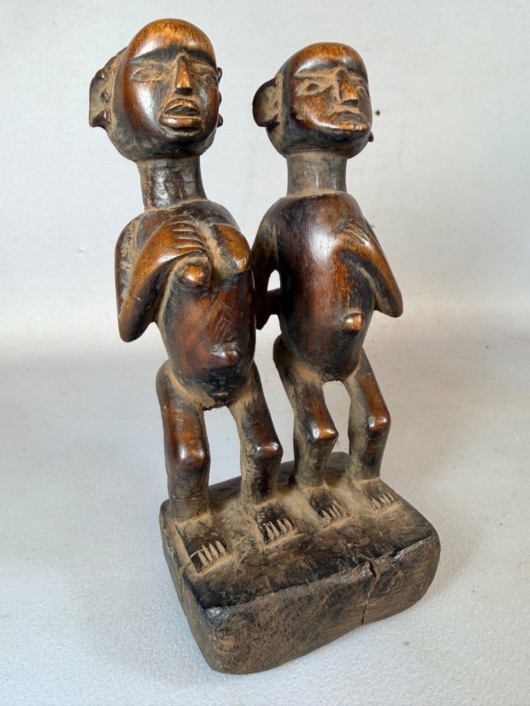 260881Oud Afrikans Bamun couple - Cameroon., Ophalen of Verzenden