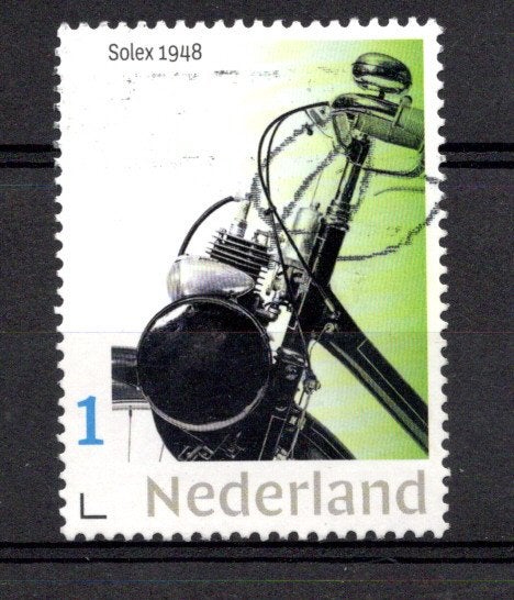 gestempelde zegel. Persoonlijke: solex uit serie van 10, Postzegels en Munten, Postzegels | Nederland, Ophalen of Verzenden, Na 1940
