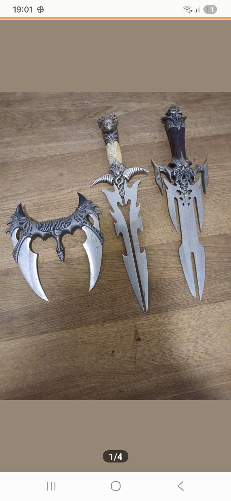 Decoratieve Fantasy Dolken Set - Uniek Design, Verzamelen, Ophalen, Gebruikt