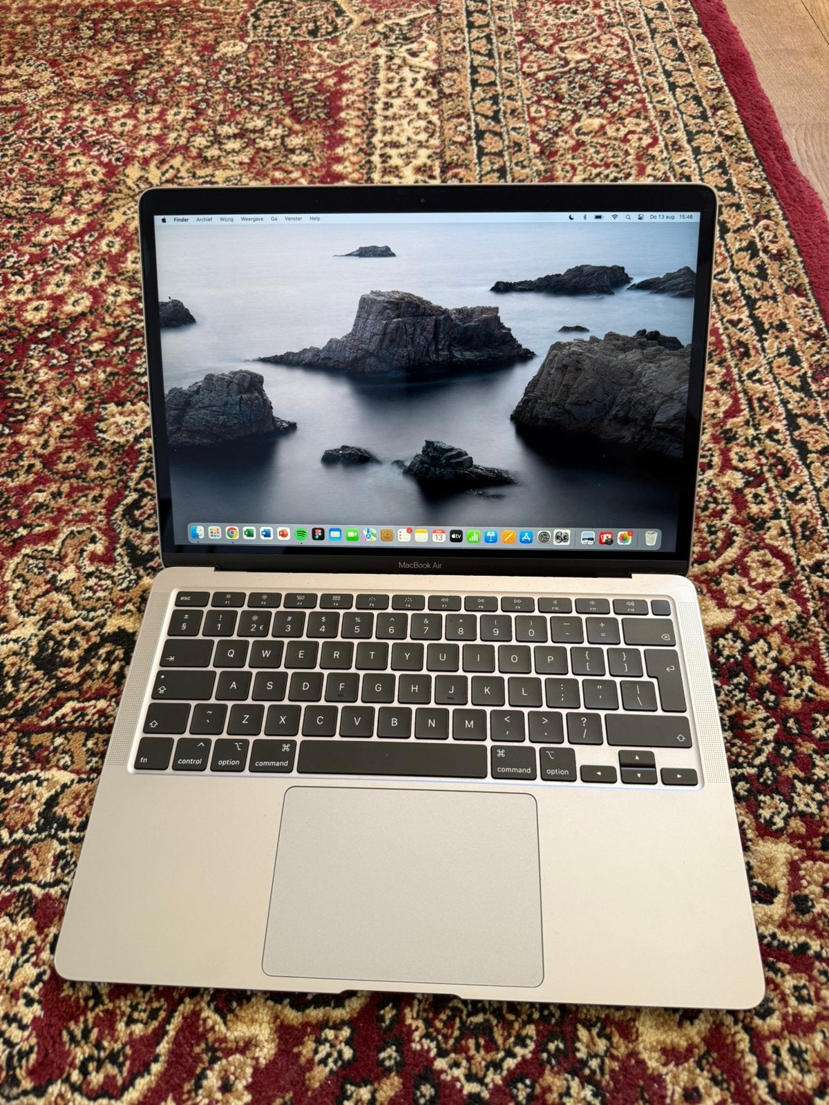 Apple MacBook Air 13-inch - spacegrijs (2020), Computers en Software, Apple Macbooks, Ophalen, 13 inch, Minder dan 2 Ghz, Zo goed als nieuw
