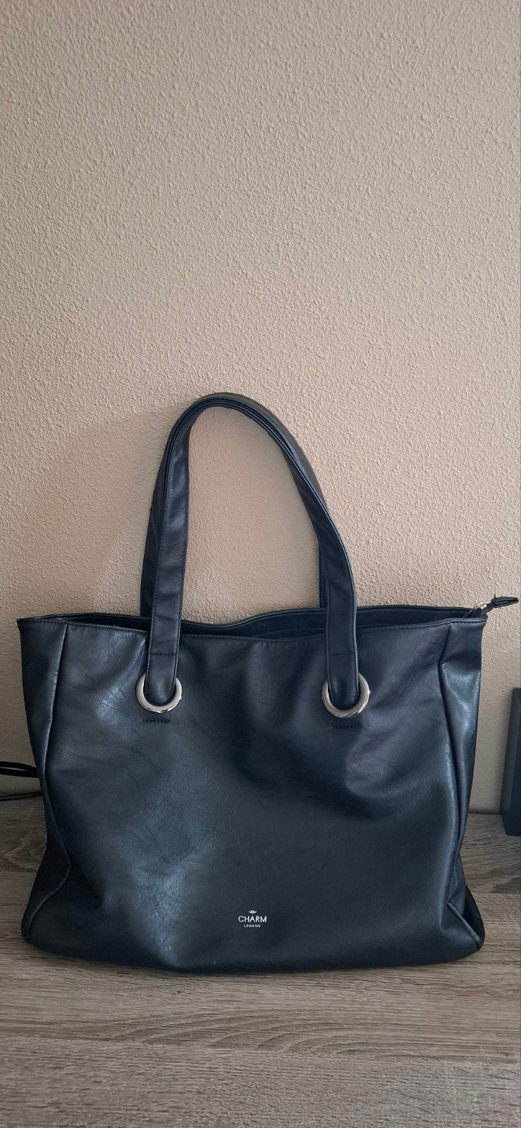 Charm London Liberty laptoptas - Zwart, Ophalen of Verzenden, Zo goed als nieuw, Shopper