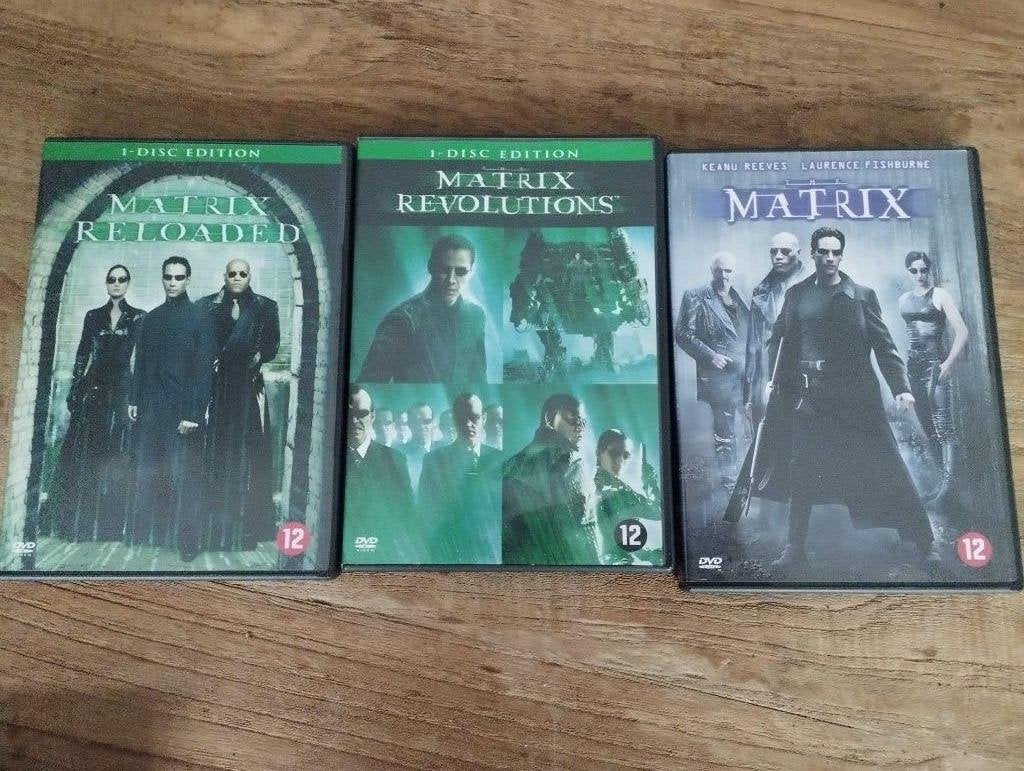 3 x DVD The Matrix, Vanaf 12 jaar, Ophalen of Verzenden, Zo goed als nieuw