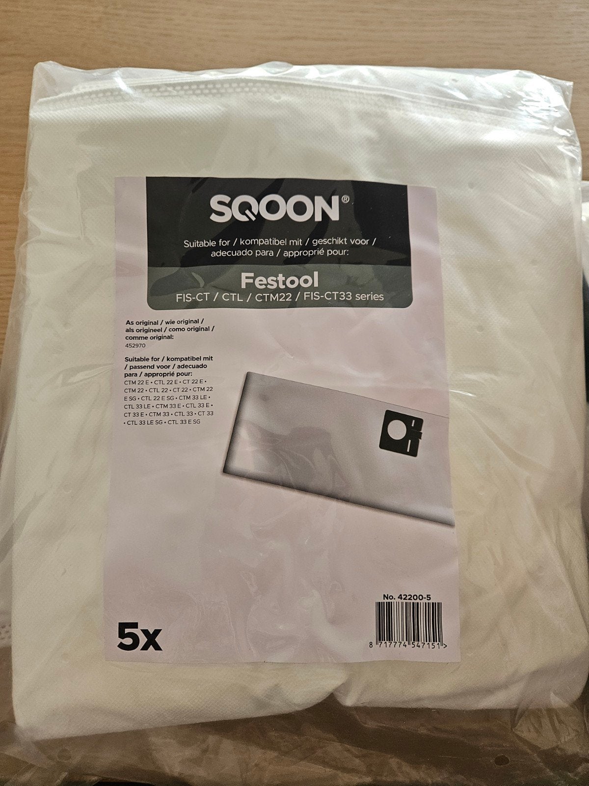 Te koop 12 stofzuigerzakken Festool, Ophalen