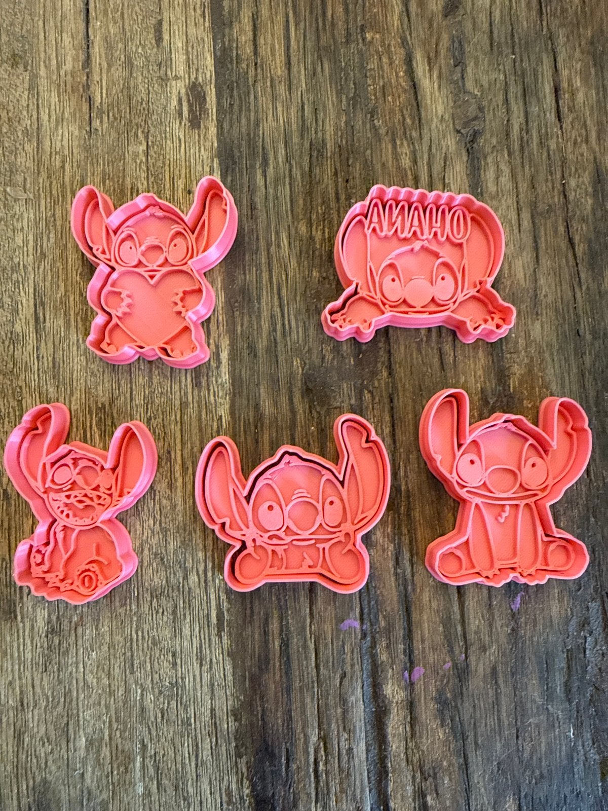 Koekjesvormen Lilo & Stitch - Set van 5, Ophalen of Verzenden, Nieuw