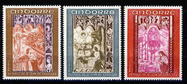 Andorra Frans 218/20 1969 postfris, Ophalen of Verzenden, Overige landen, Postfris