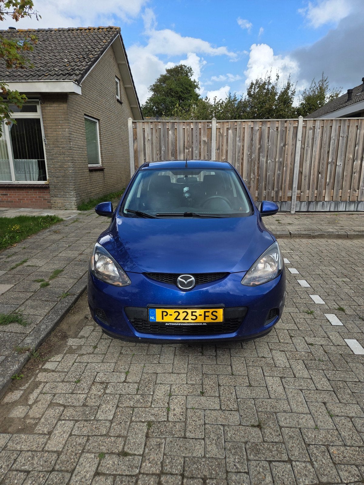 Mazda 2 1.3 55KW 5DRS 2008 Blauw, Voorwielaandrijving, 1030 kg, 74 pk, 31 €/maand