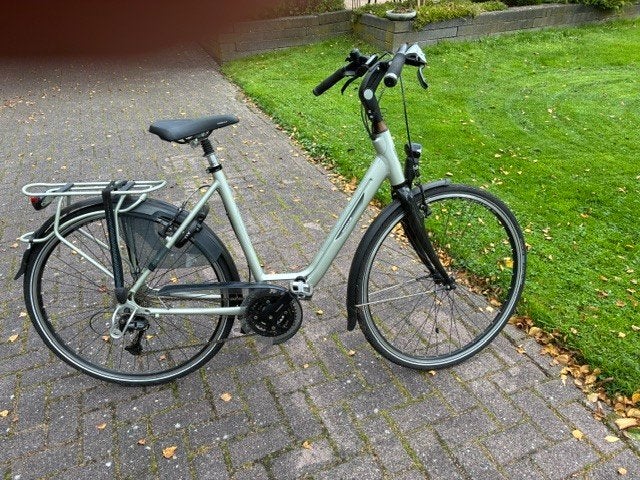 Damesfiets Batavus Fuze X-light Zilver mat Maat 53 cm, Fietsen en Brommers, Ophalen, Velgrem, Versnellingen, Batavus