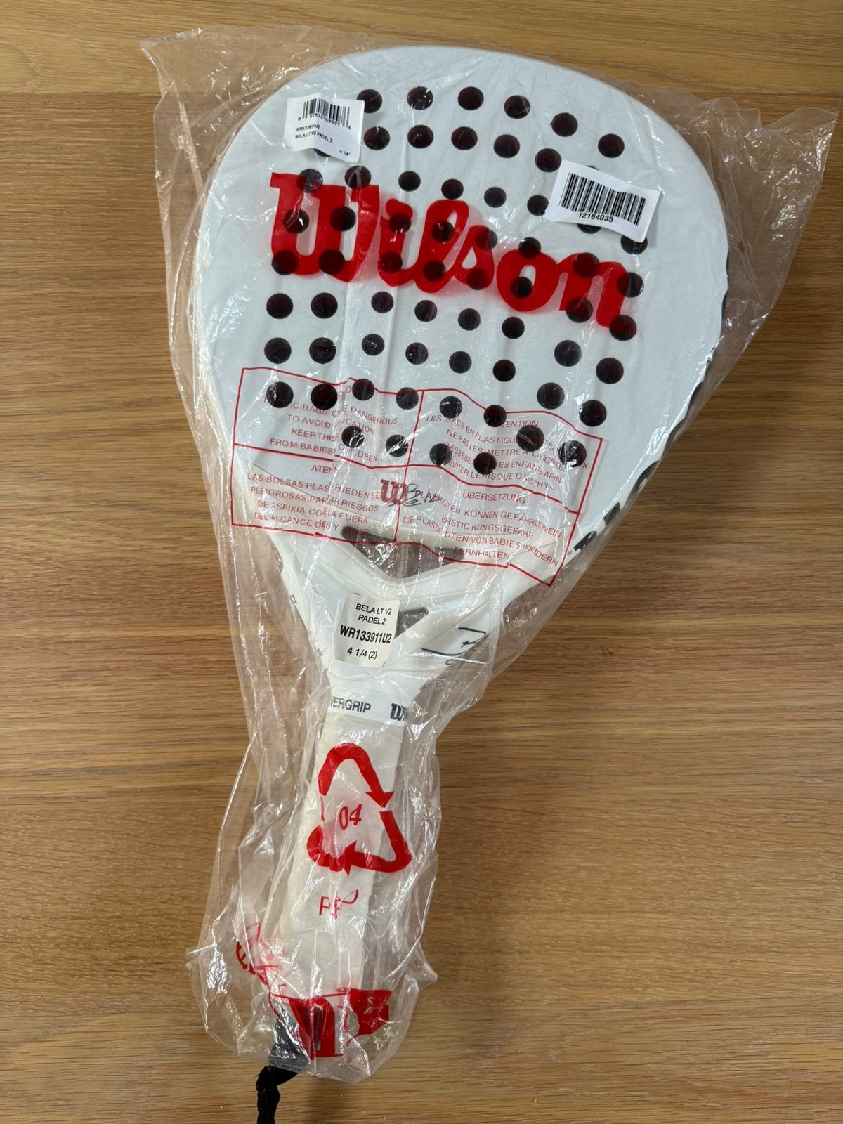 Wilson Bela LT v2 Padelracket - Zo goed als nieuw, Sport en Fitness, Padel, Ophalen of Verzenden, Zo goed als nieuw, Padelracket