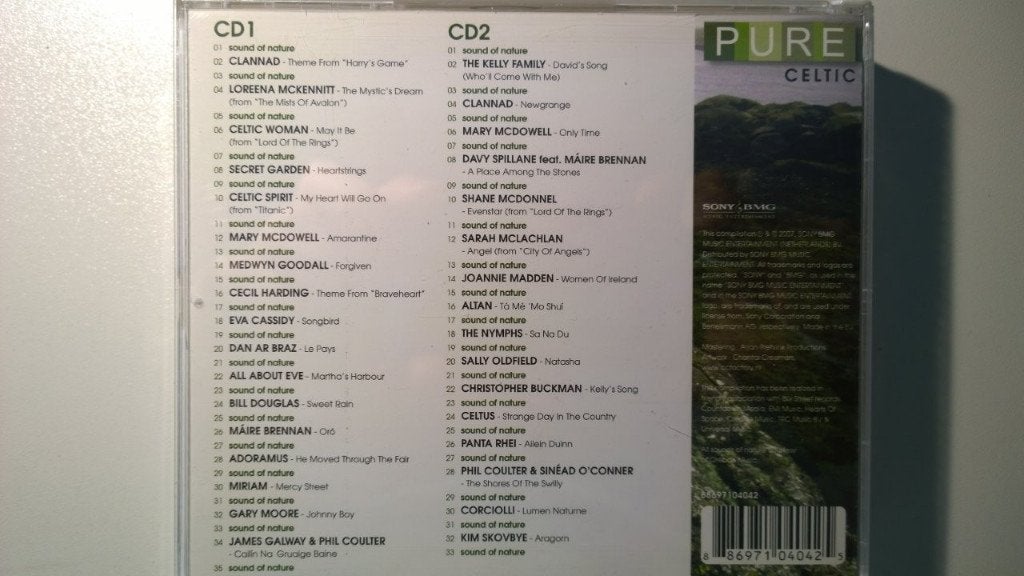 Pure Celtic (2 CD), Ophalen of Verzenden, Zo goed als nieuw, Pop