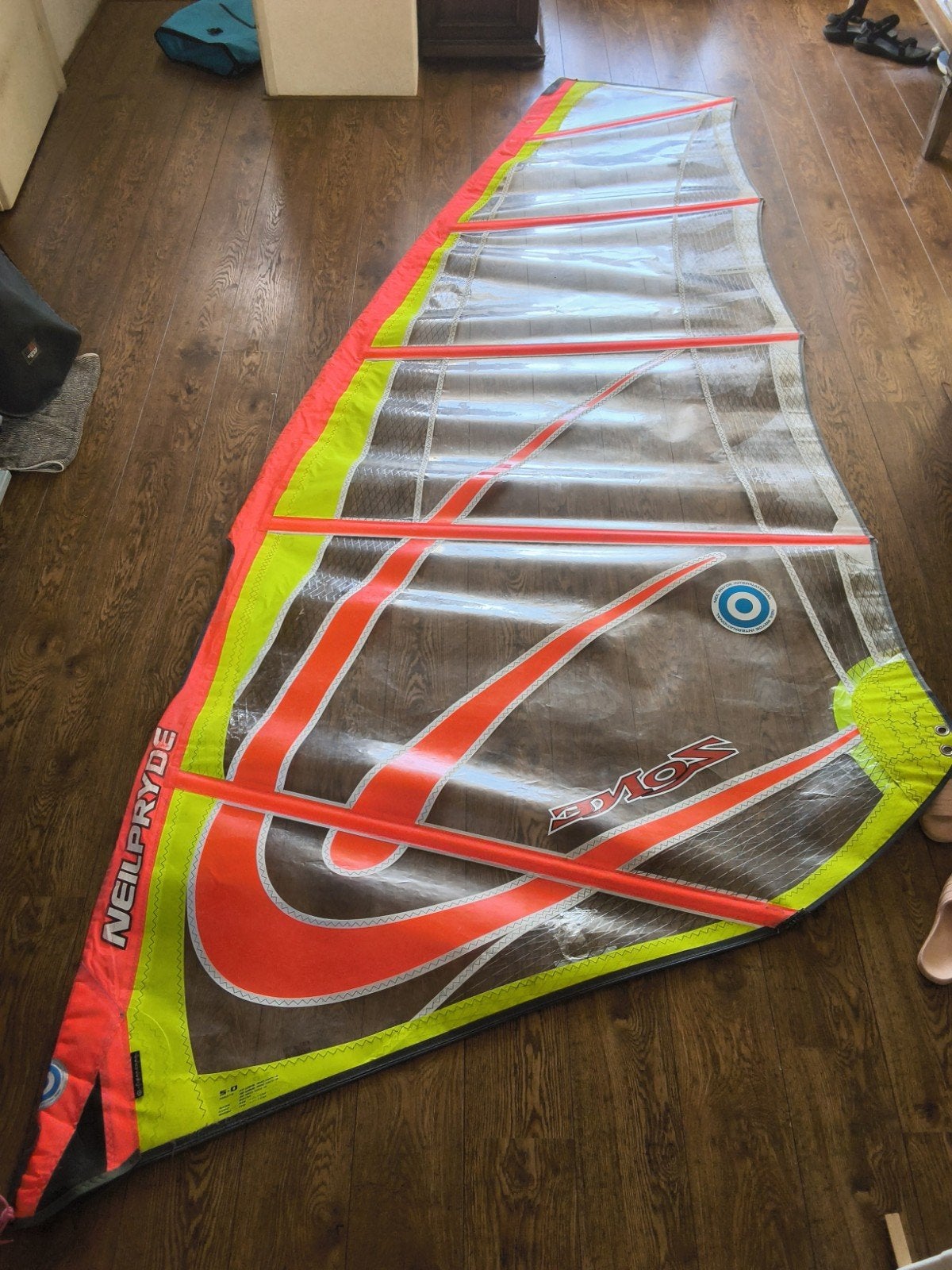 Surfzeilen en wat andere surfspullen, Ophalen, Gebruikt, Zeil