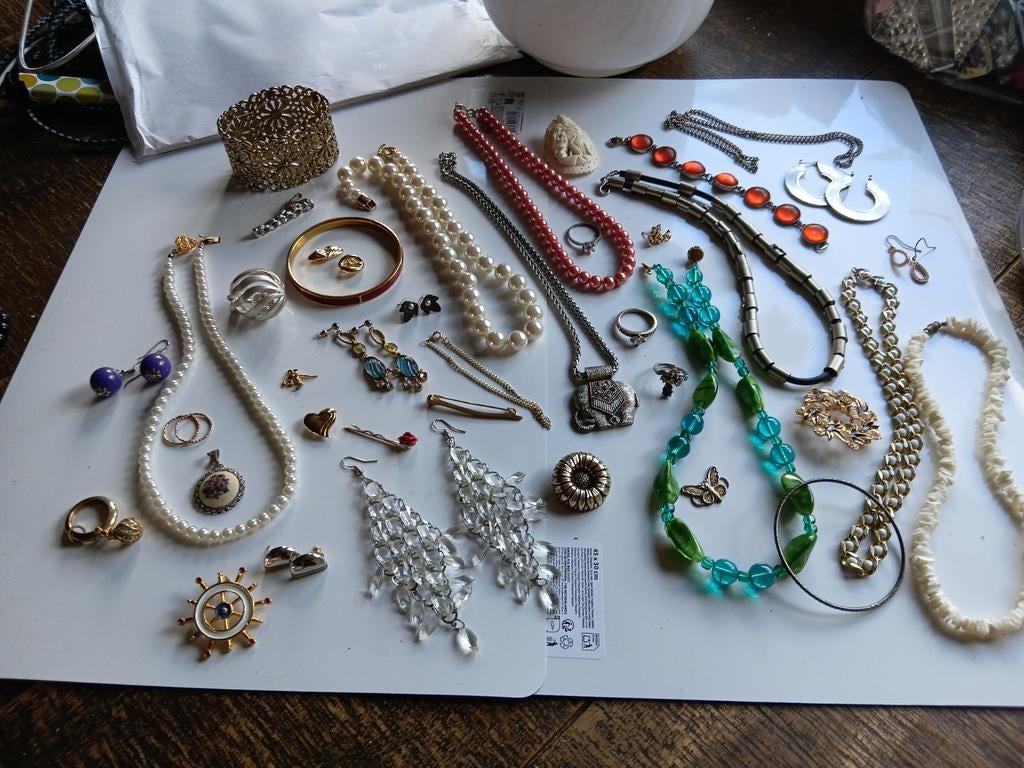 sieraden pakket , div sieraden, Ophalen, Overige kleuren, Overige materialen
