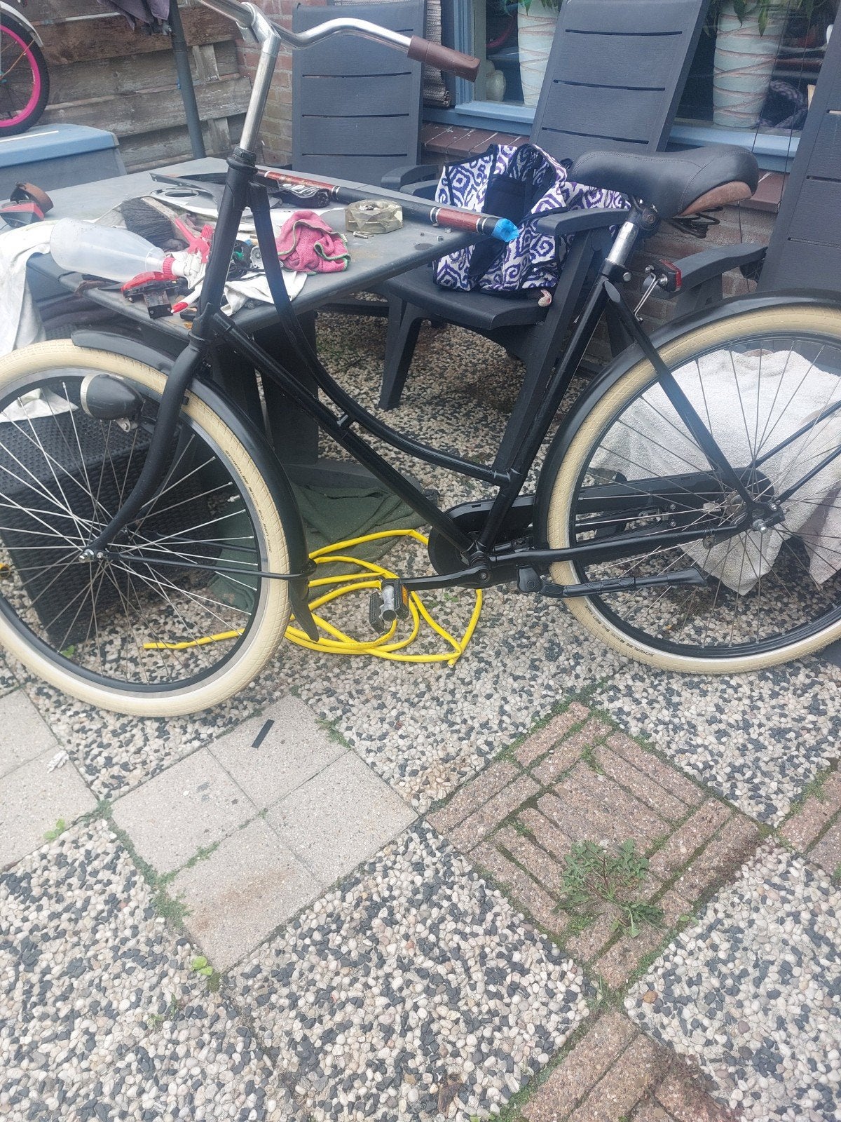 Azor bike omafiets, Fietsen en Brommers, Fietsen | Dames | Moederfietsen, Overige merken, Terugtraprem, Buggydrager, Ophalen of Verzenden