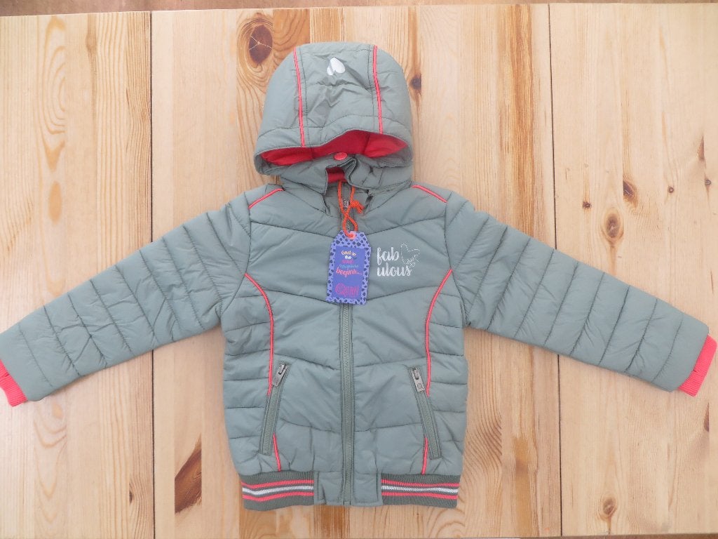 Nieuwe olijfgroene winterjas Quapi maat 116, Ophalen of Verzenden, Nieuw, Meisje, Jas