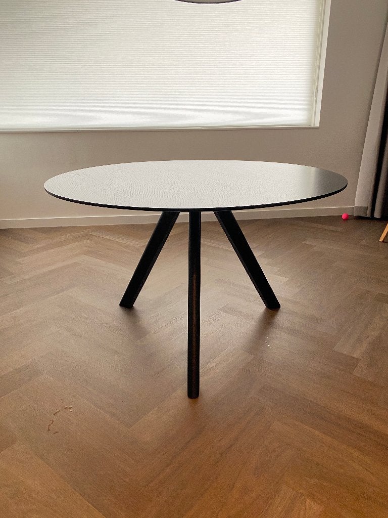 HAY Copenhague CPH20 Eettafel - Ø 120 cm, Huis en Inrichting, Tafels | Eettafels, Ophalen, Zo goed als nieuw, 100 tot 150 cm, 100 tot 150 cm