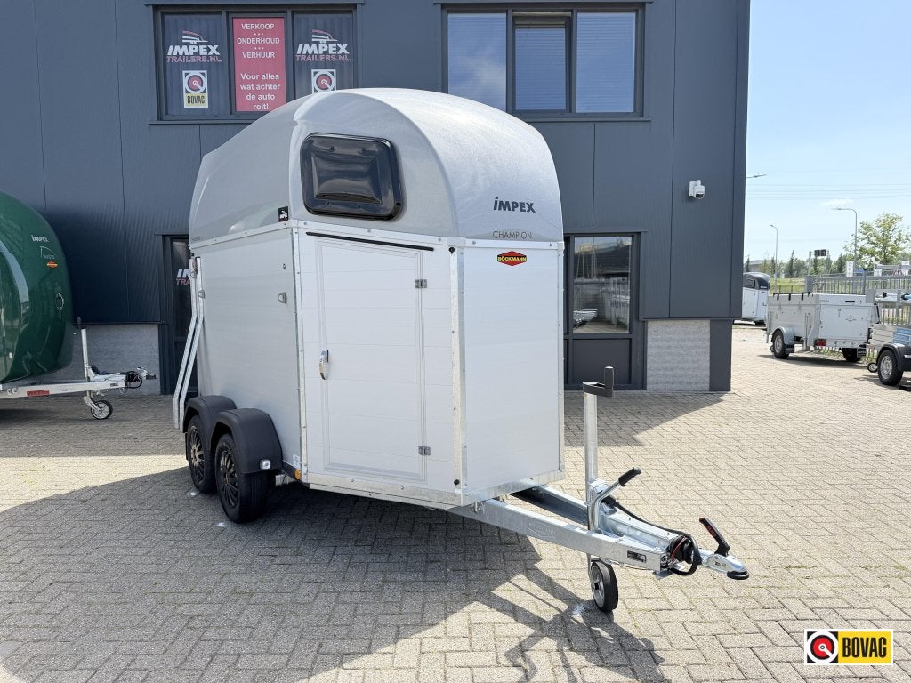 Bij Impex Bockmann Champion 2-prds geheel aluminium 2026, Dieren en Toebehoren, Nieuw, Aluminium, 2-paards trailer