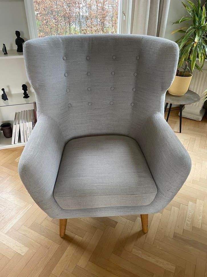 Liefhebber gezocht voor deze comfortabele stoel, Huis en Inrichting, Stoelen, Ophalen, Gebruikt, Eén, Stof