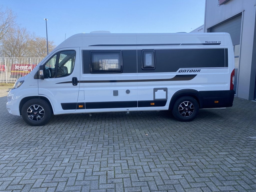 Hobby Vantana 65 K ontour Enkele Bedden Fiat Basis, Caravans en Kamperen, Campers, Buscamper of Camperbus, Fiat, Hobby, Tot en met 2