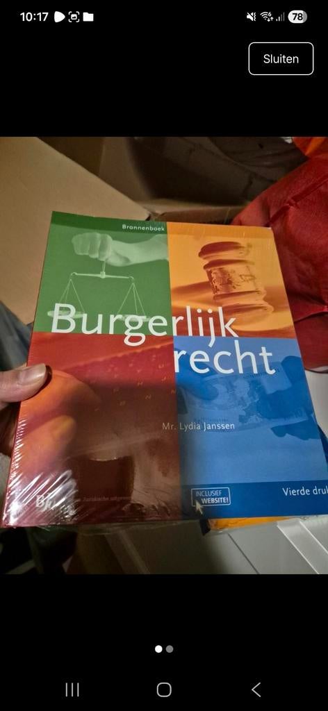 Bronnenboek Burgerlijk Recht - Mr. Lydia Janssen, Ophalen, Nieuw, HBO, Mr. Lydia Janssen