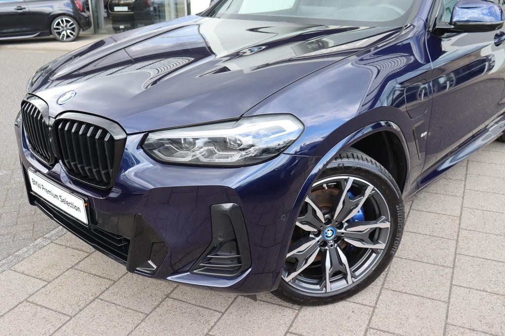 BMW X3 xDrive30e High Executive M Sport Automaat / Trekhaak, Auto's, BMW, 1998 cc, Gebruikt, Zwart, Blauw