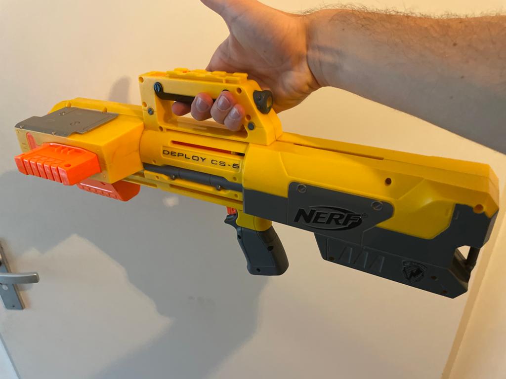 Nerf Deploy CS-6 Blaster, inclusief magazijn en 6 pijltjes, Kinderen en Baby's, Ophalen, Gebruikt, Jongen of Meisje