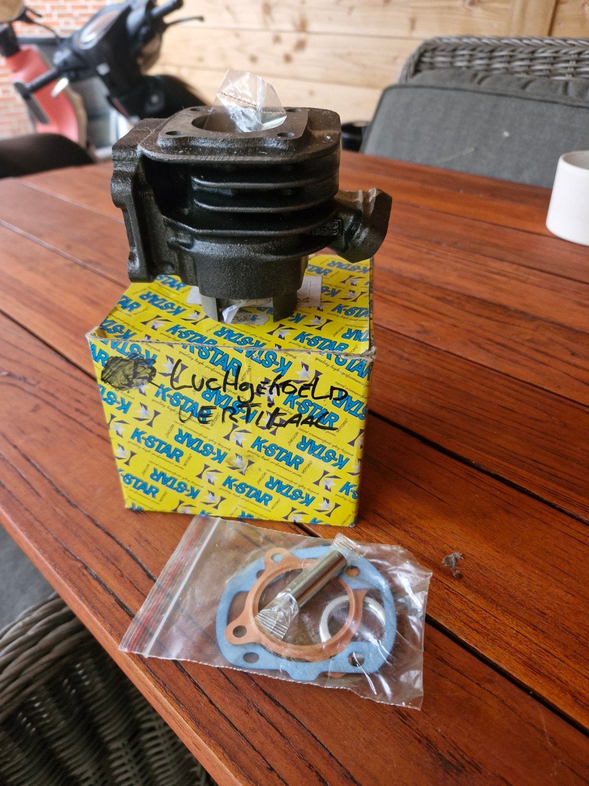 NOS K-Star 50cc Cilinderkit Minarelli Verticaal AC (Booster), Ophalen of Verzenden, Nieuw, Cilinder, Yamaha