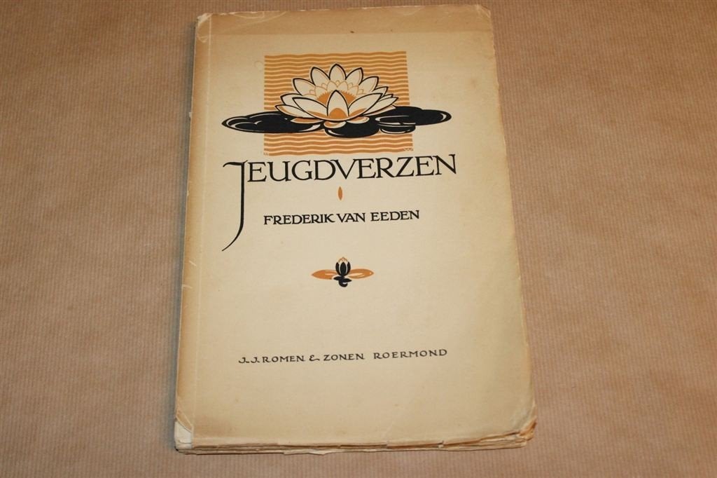 Frederik van Eeden - Jeugdverzen 1926 - met originele brochu, Ophalen of Verzenden, Gelezen