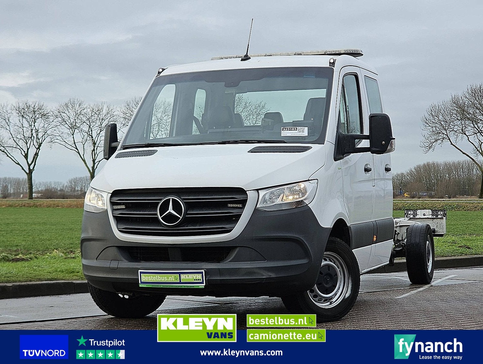 MERCEDES-BENZ SPRINTER 319 l3 chassis dub cab, Auto's, Automaat, Gebruikt, 190 pk, Bedrijf