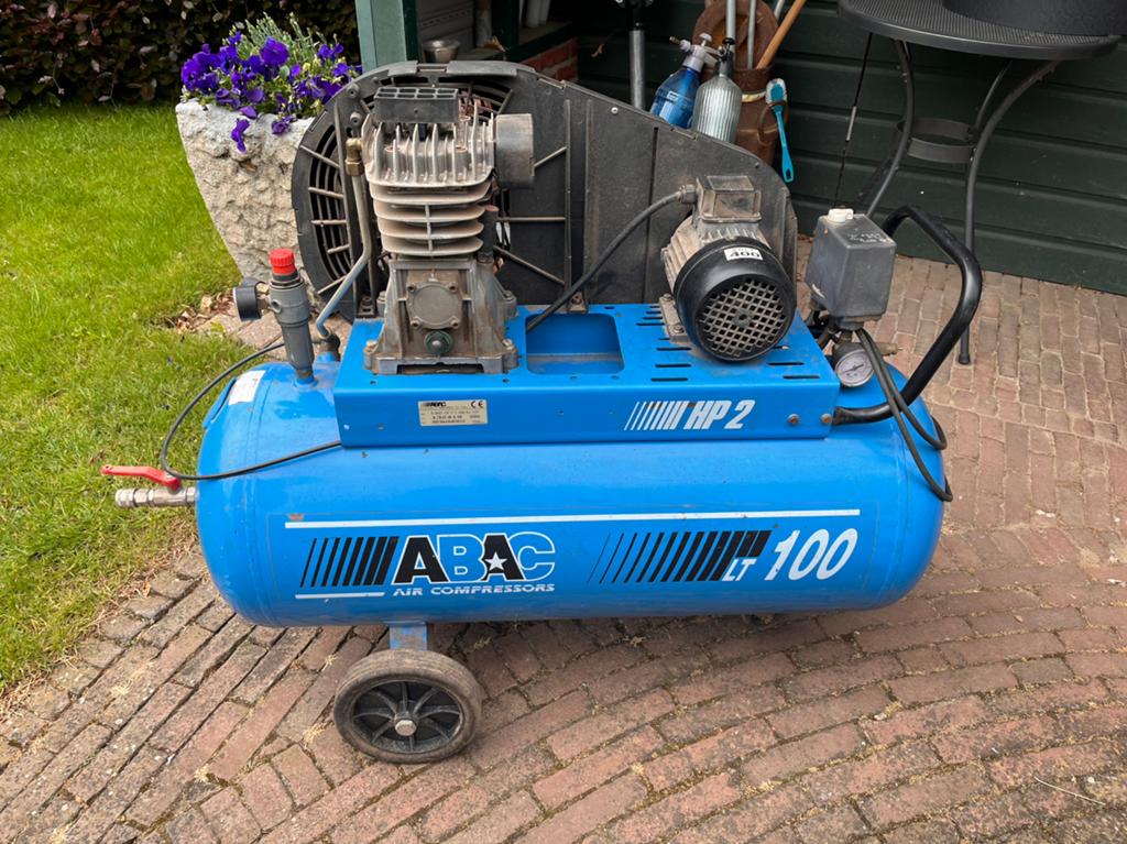 ABAC Aircompressor, Ophalen, Gebruikt, Mobiel, 6 tot 10 bar