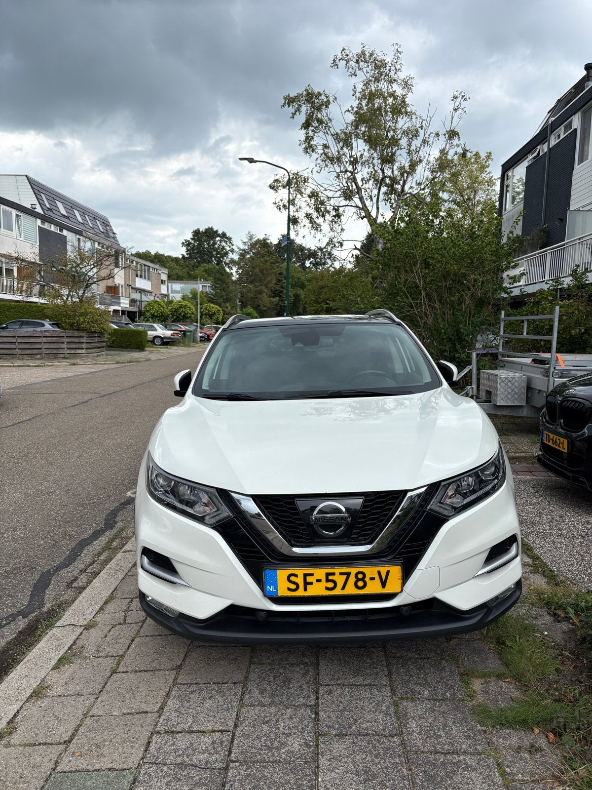 Nissan Qashqai 1.2 Dig-t 85KW 2WD 2018 Wit 2e eignr, Auto's, Voorwielaandrijving, Stof, 4 cilinders, Wit