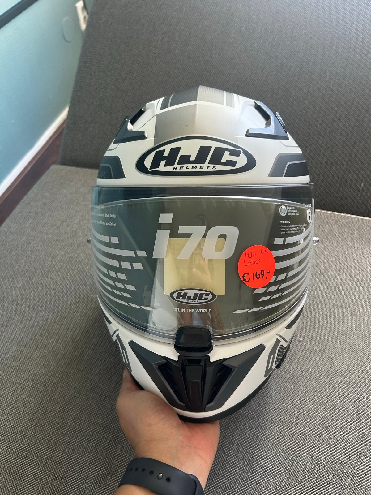 HJC i70 Integraalhelm maat M- Nieuw met prijskaartje, Nieuw met kaartje, M, HJC, Ophalen of Verzenden