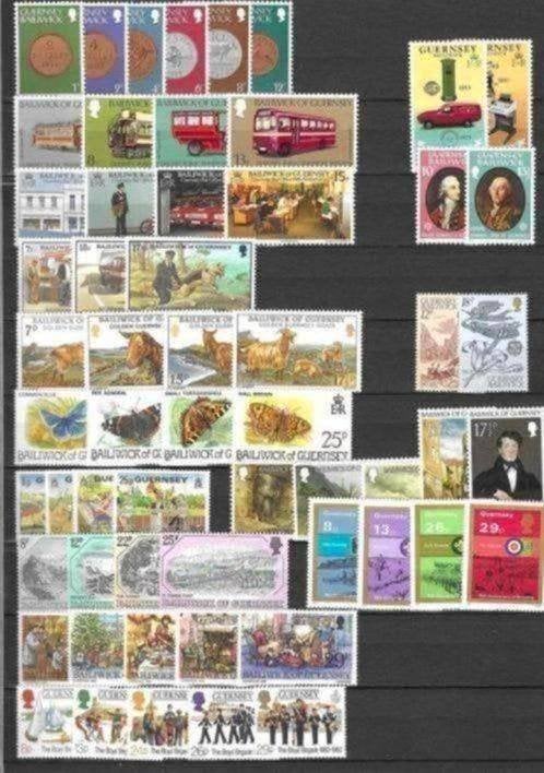 Guernsey, meerdere complete series, postfris, Verzenden, Postfris