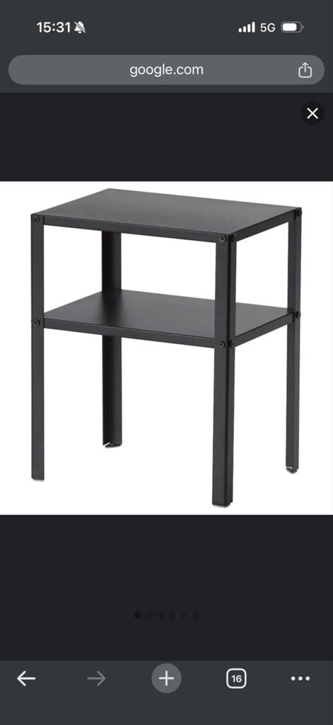3x IKEA Knarrevik bijzettafel - 3x nieuw in doos 7,50 ps, Minder dan 45 cm, Metaal of Aluminium, Nieuw, Ophalen of Verzenden