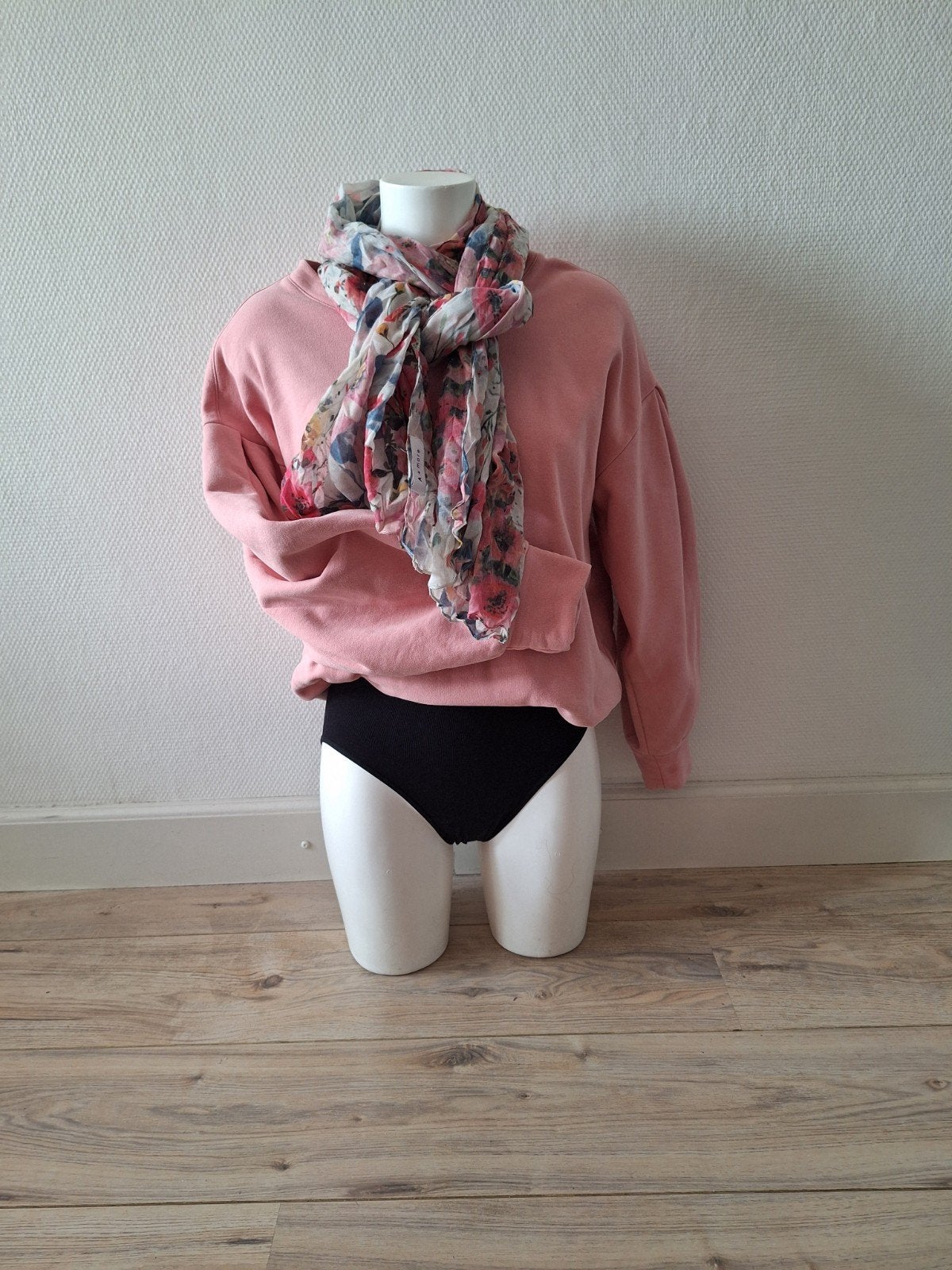 Ivy & You sweater maat L babyroze (zonder sjaal?, Kleding | Dames, Maat 42/44 (L), Ophalen of Verzenden, Zo goed als nieuw, Roze