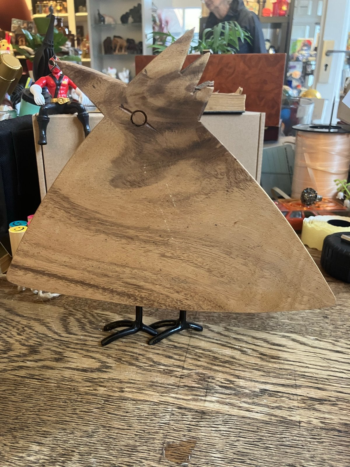 Houten kip decoratie - Handgemaakt en uniek, Hout, Ophalen of Verzenden, Bruin, Landelijk