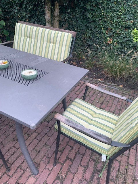 Tuinmeubelen, Tuin en Terras, Ophalen, Gebruikt, Aluminium, Stapelbaar