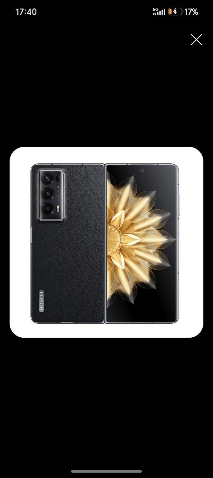 Honor Magic V2 - Opvouwbare Smartphone, Ophalen of Verzenden, Zo goed als nieuw