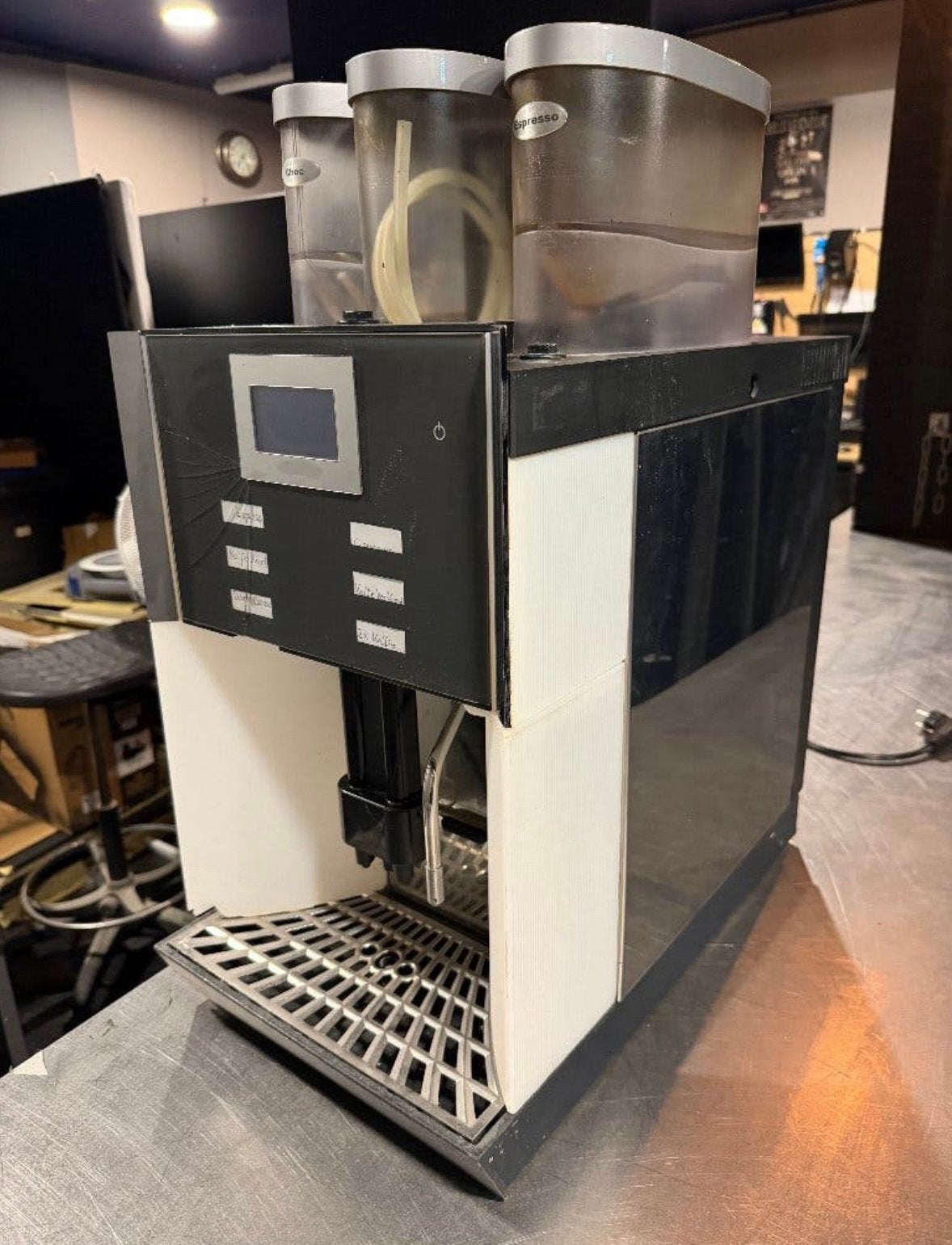 WMF 1400, Gebruikt, 10 kopjes of meer, Koffiemachine, Koffiebonen