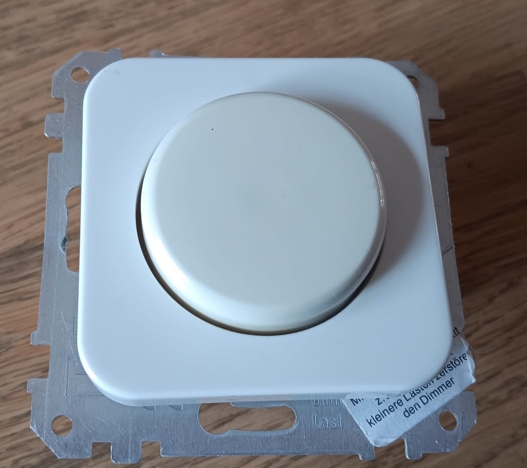 Dimmer voor (gloei)lamp, Ophalen