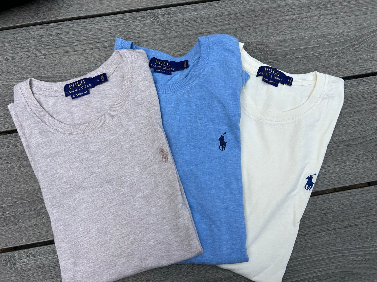Nieuw: Polo Ralph Lauren T-shirts - Set van 3 (L), Ophalen of Verzenden, Nieuw, Maat 52/54 (L), Meerkleurig