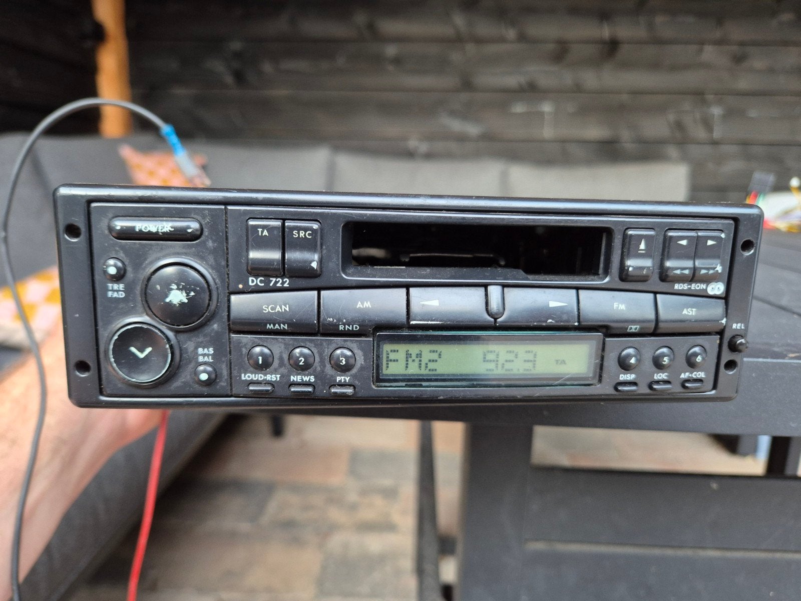 Philips Autoradio DC 722 - Klassieke Cassette Speler, Auto diversen, Ophalen, Gebruikt