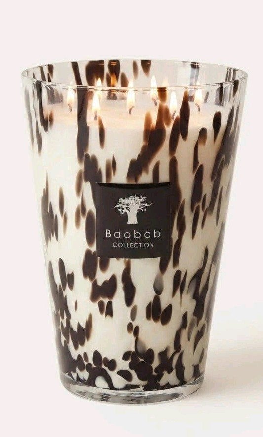 Baobab Collection Black Pearls 35 cm Geurkaars Nieuw in doos, Meerkleurig, Nieuw, Ophalen of Verzenden, Modern