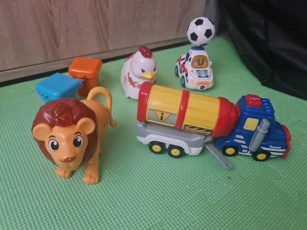 Zoef Zoef Dieren en Toet Toet Auto's speelgoed set, Ophalen of Verzenden, Gebruikt, Jongen of Meisje
