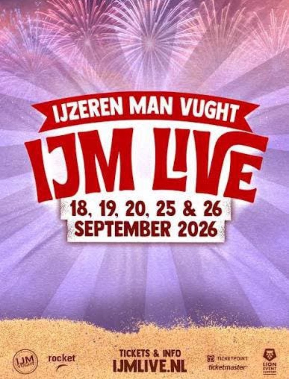 IJM Live Tickets 25 september 2 tickets, Tickets en Kaartjes, Twee personen