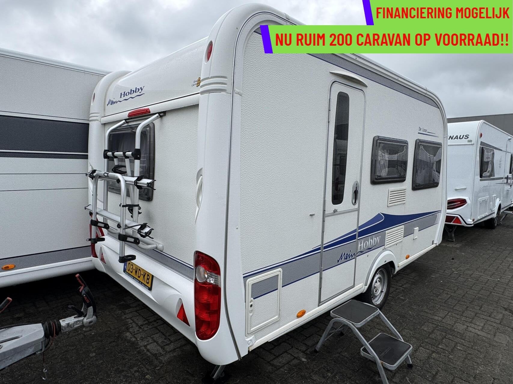 Hobby 400 SF DE LUXE, DWARSBED, TREINZIT, MOVER, VOORTENT, Mover, Hobby, Bedrijf, Treinzit